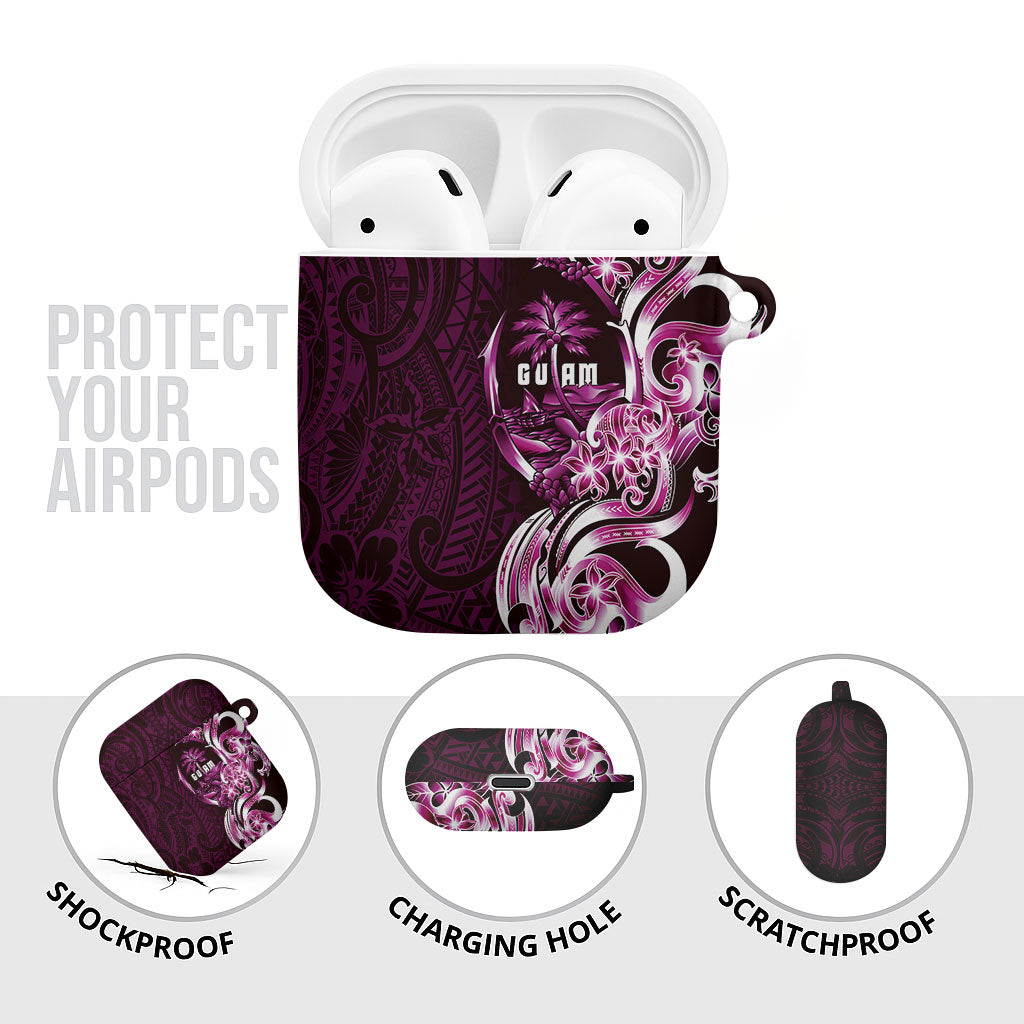 Kulot Di Rosa Guam Chamorro AirPods Case Guahan Seal Tattoo LT14 - Polynesian Pride