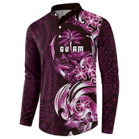 Kulot Di Rosa Guam Chamorro Button Sweatshirt Guahan Seal Tattoo LT14 - Polynesian Pride