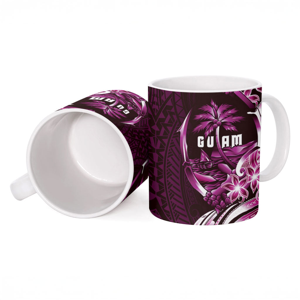 Kulot Di Rosa Guam Chamorro Ceramic Mug Guahan Seal Tattoo LT14 - Polynesian Pride