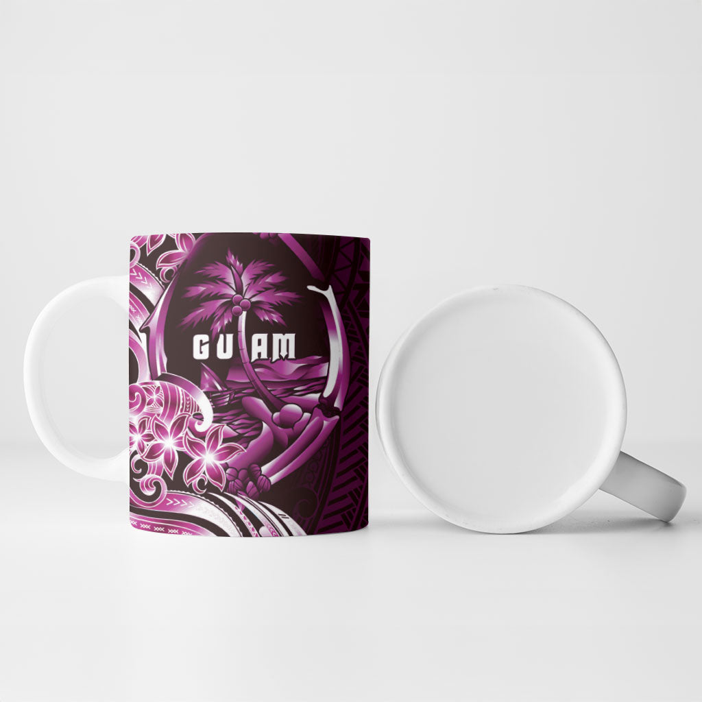 Kulot Di Rosa Guam Chamorro Ceramic Mug Guahan Seal Tattoo LT14 - Polynesian Pride