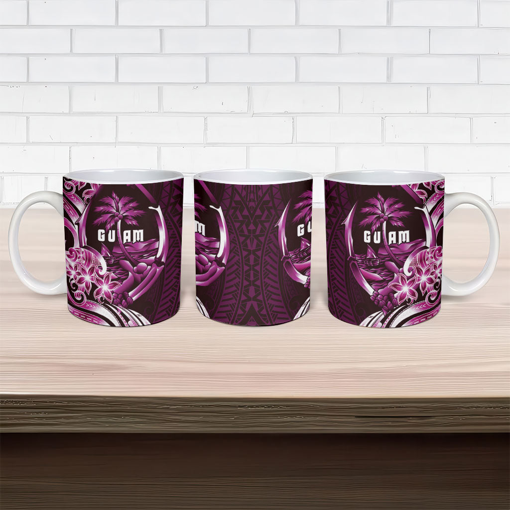 Kulot Di Rosa Guam Chamorro Ceramic Mug Guahan Seal Tattoo LT14 - Polynesian Pride