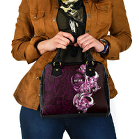 Kulot Di Rosa Guam Chamorro Shoulder Handbag Guahan Seal Tattoo LT14 - Polynesian Pride