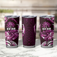 Kulot Di Rosa Guam Chamorro Tumbler Cup Guahan Seal Tattoo LT14 - Polynesian Pride