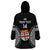 Custom Fiji Rugby Wearable Blanket Hoodie 2023 Fijian Tapa Pattern World Cup Black LT14 - Polynesian Pride