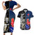 Custom New Zealand And France Rugby Couples Matching Short Sleeve Bodycon Dress and Hawaiian Shirt All Black With Les Bleus Together 2023 World Cup LT14 Black - Polynesian Pride