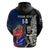 Custom New Zealand And France Rugby Hoodie All Black With Les Bleus Together 2023 World Cup LT14 - Polynesian Pride