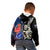 Custom New Zealand And France Rugby Kid Hoodie All Black With Les Bleus Together 2023 World Cup LT14 - Polynesian Pride