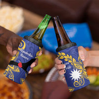 Nauru Angam Day 4 in 1 Can Cooler Tumbler Naoero Frigate Bird Polynesian Pattern LT14 - Polynesian Pride
