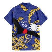 Nauru Angam Day Family Matching Mermaid Dress and Hawaiian Shirt Naoero Frigate Bird Polynesian Pattern