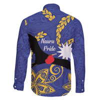 Nauru Angam Day Family Matching Off Shoulder Maxi Dress and Hawaiian Shirt Naoero Frigate Bird Polynesian Pattern