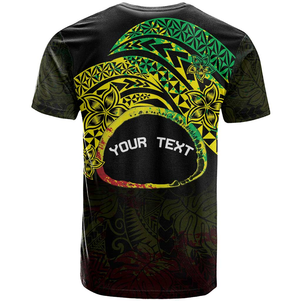 Personalised Nukuoro Atoll T Shirt Polynesian Tattoo Curves Reggae Version LT14 - Polynesian Pride