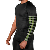 Aloha Hawaii Pakalana Pikake Lei Arm Sleeves Palaka Inspired Hawaiian-plaid Black LT14 - Polynesian Pride