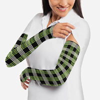 Aloha Hawaii Pakalana Pikake Lei Arm Sleeves Palaka Inspired Hawaiian-plaid Black LT14 - Polynesian Pride