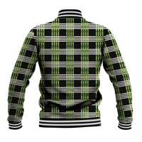 Aloha Hawaii Pakalana Pikake Lei Baseball Jacket Palaka Inspired Hawaiian-plaid Black LT14 - Polynesian Pride