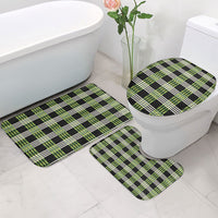 Aloha Hawaii Pakalana Pikake Lei Bathroom Set Palaka Inspired Hawaiian-plaid Black LT14 - Polynesian Pride