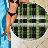 Aloha Hawaii Pakalana Pikake Lei Beach Blanket Palaka Inspired Hawaiian-plaid Black LT14 - Polynesian Pride