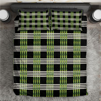 Aloha Hawaii Pakalana Pikake Lei Bedding Set Palaka Inspired Hawaiian-plaid Black LT14 Black - Polynesian Pride