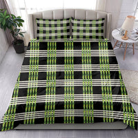 Aloha Hawaii Pakalana Pikake Lei Bedding Set Palaka Inspired Hawaiian-plaid Black LT14 - Polynesian Pride