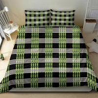 Aloha Hawaii Pakalana Pikake Lei Bedding Set Palaka Inspired Hawaiian-plaid Black LT14 - Polynesian Pride