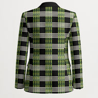 Aloha Hawaii Pakalana Pikake Lei Blazer Palaka Inspired Hawaiian-plaid Black LT14 - Polynesian Pride
