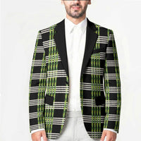 Aloha Hawaii Pakalana Pikake Lei Blazer Palaka Inspired Hawaiian-plaid Black LT14 - Polynesian Pride