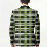 Aloha Hawaii Pakalana Pikake Lei Blazer Palaka Inspired Hawaiian-plaid Black LT14 - Polynesian Pride
