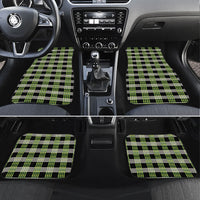 Aloha Hawaii Pakalana Pikake Lei Car Mats Palaka Inspired Hawaiian-plaid Black LT14 Set 4pcs Black - Polynesian Pride