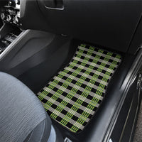 Aloha Hawaii Pakalana Pikake Lei Car Mats Palaka Inspired Hawaiian-plaid Black LT14 - Polynesian Pride