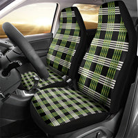Aloha Hawaii Pakalana Pikake Lei Car Seat Cover Palaka Inspired Hawaiian-plaid Black LT14 - Polynesian Pride