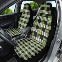 Aloha Hawaii Pakalana Pikake Lei Car Seat Cover Palaka Inspired Hawaiian-plaid Black LT14 - Polynesian Pride
