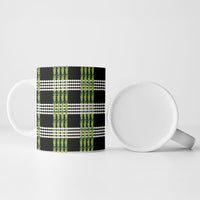 Aloha Hawaii Pakalana Pikake Lei Ceramic Mug Palaka Inspired Hawaiian-plaid Black LT14 - Polynesian Pride