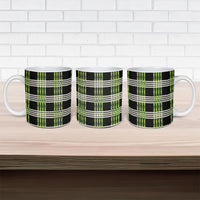 Aloha Hawaii Pakalana Pikake Lei Ceramic Mug Palaka Inspired Hawaiian-plaid Black LT14 - Polynesian Pride