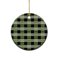 Aloha Hawaii Pakalana Pikake Lei Ceramic Ornament Palaka Inspired Hawaiian-plaid Black LT14 - Polynesian Pride