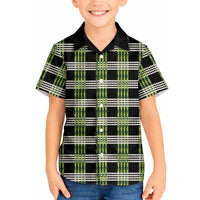 Aloha Hawaii Pakalana Pikake Lei Hawaiian Shirt Palaka Inspired Hawaiian-plaid Black LT14 - Polynesian Pride