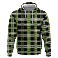 Aloha Hawaii Pakalana Pikake Lei Hoodie Palaka Inspired Hawaiian-plaid Black LT14 Pullover Hoodie Black - Polynesian Pride
