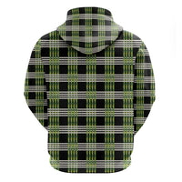 Aloha Hawaii Pakalana Pikake Lei Hoodie Palaka Inspired Hawaiian-plaid Black LT14 - Polynesian Pride