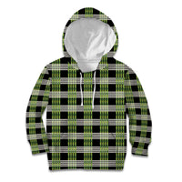 Aloha Hawaii Pakalana Pikake Lei Kid Hoodie Palaka Inspired Hawaiian-plaid Black LT14 Hoodie Black - Polynesian Pride