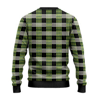 Aloha Hawaii Pakalana Pikake Lei Ugly Christmas Sweater Palaka Inspired Hawaiian-plaid Black LT14 - Polynesian Pride