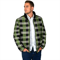 Aloha Hawaii Pakalana Pikake Lei Padded Jacket Palaka Inspired Hawaiian-plaid Black LT14 - Polynesian Pride