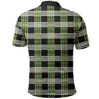 Aloha Hawaii Pakalana Pikake Lei Polo Shirt Palaka Inspired Hawaiian-plaid Black LT14 - Polynesian Pride