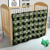 Aloha Hawaii Pakalana Pikake Lei Quilt Palaka Inspired Hawaiian-plaid Black LT14 - Polynesian Pride