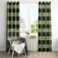 Aloha Hawaii Pakalana Pikake Lei Window Curtain Palaka Inspired Hawaiian-plaid Black LT14 - Polynesian Pride