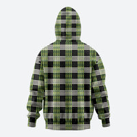 Aloha Hawaii Pakalana Pikake Lei Zip Hoodie Palaka Inspired Hawaiian-plaid Black LT14 - Polynesian Pride