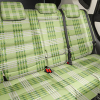 Aloha Hawaii Pakalana Pikake Lei Back Car Seat Cover Palaka Inspired Hawaiian-plaid Pastel Green LT14 - Polynesian Pride