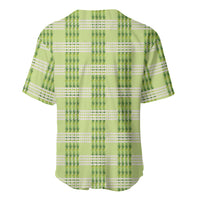 Aloha Hawaii Pakalana Pikake Lei Baseball Jersey Palaka Inspired Hawaiian-plaid Pastel Green LT14 - Polynesian Pride
