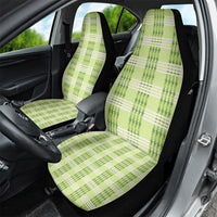 Aloha Hawaii Pakalana Pikake Lei Car Seat Cover Palaka Inspired Hawaiian-plaid Pastel Green LT14 - Polynesian Pride