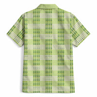 Aloha Hawaii Pakalana Pikake Lei Hawaiian Shirt Palaka Inspired Hawaiian-plaid Pastel Green LT14 - Polynesian Pride