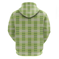 Aloha Hawaii Pakalana Pikake Lei Hoodie Palaka Inspired Hawaiian-plaid Pastel Green LT14 - Polynesian Pride