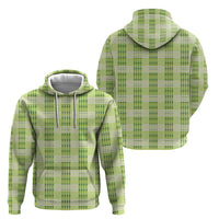Aloha Hawaii Pakalana Pikake Lei Hoodie Palaka Inspired Hawaiian-plaid Pastel Green LT14 - Polynesian Pride