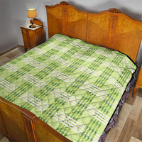 Aloha Hawaii Pakalana Pikake Lei Quilt Palaka Inspired Hawaiian-plaid Pastel Green LT14 - Polynesian Pride